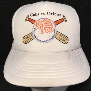 Rare Hat Dream Game 1990 MLB 1969 Cubs Vs Orioles